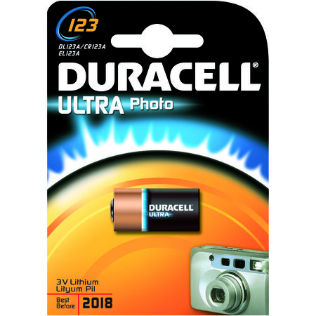 DURACELL PILE PHOTO DL123A LITHIUM 3V