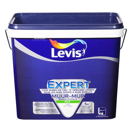 LEVIS EXPERT MUUR 5L WIT 0001