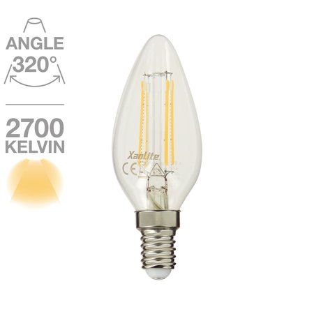 LAMP KAARS RETROLED 470 LM (=40W) E14/ 320°/ 2700K