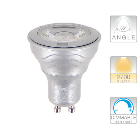 LAMP SPOT 345 LM (=50W) GU10 36° / 2700K / DIMBAAR