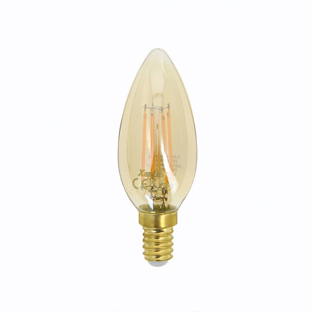 VINTAGE LED KAARS 4W 340 LM (=30W) E14 / 320° / 1800K